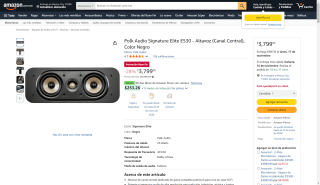 Bocina Polk Audio ES30 por $3,799 | Amazon
