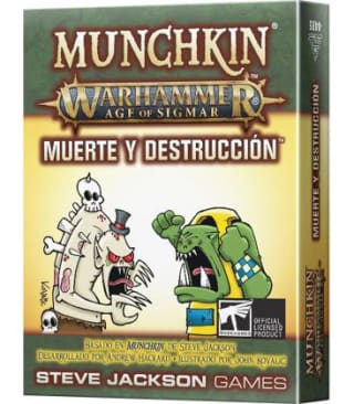 Juego de Mesa Munchkin Age of Sigmar: Muerte y Destruccion por 4€