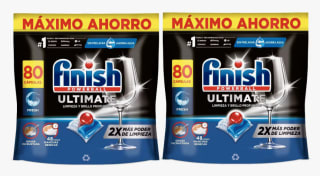 Finish Powerball Ultimate, 160 Pastillas Lavavajillas por 24.52€
