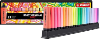 STABILO Boss Original Markeerstift deskset - ARTY 23 Stuks voor €20,09 bij Amazon