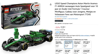 LEGO Speed Champions Aston Martin Aramco F1 AMR24 voor €17,28 bij Amazon