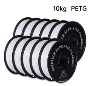 10 Kg Geeetech PETG WIT - 3D Filament voor €57,39 dmv code bij Aliexpess