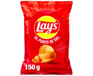 Patatas fritas Lay's Al Punto de Sal de 150 gr por 1,18€