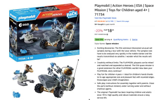 Playmobil 9489 Mars-verkenningsvoertuig voor €12,39 bij Amazon