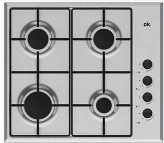 Placa de gas - ok. OBH 4641-3, 4 zonas, Zona grande 10 cm, 58 cm, Gas Butano, 58.65€