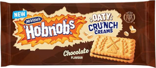 McVitie’s Hobnobs Chocolate Cream Biscuits 100g £0.50
