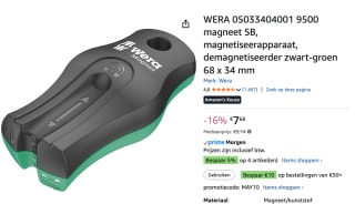 Wera Magnetiseerder Star 9500 voor €7,68 bij Amazon