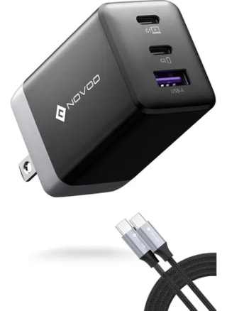 Cargador Novoo 67W GaN 2 USB-C 1 USB-A por $297 | Oferta Mercado Libre