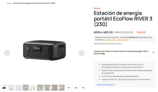 EcoFlow RIVER 3 (230) por $4,483 en EcoFlow