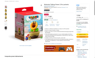 La Flor Parlante de Nintendo por $778 | Amazon