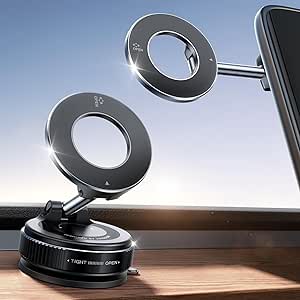 Magnetische Autotelefoonhouder met Gelzuignap 24 N55 Magneten en 360° Arm voor €10,99