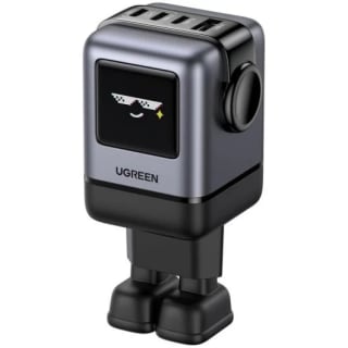 Ugreen Uno Cargador Rápido Robot 100W GaN de 3 Puertos USB-C 1 por 34.99€