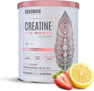 BIRDMAN Creatine for Women (348 g, 40 porciones) por $484 en Amazon