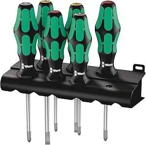 Wera 335/350/355/6 Schroevendraaierset Kraftform voor €24,19 bij Amazon