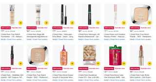 60% tot 67% korting op heel veel L'Oréal Paris make-up