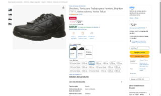 Skechers Dighton 77111 Negro por $725 | Oferta Amazon
