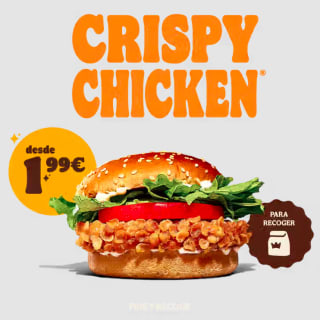 Crispy Chicken Burger King por 1.99€
