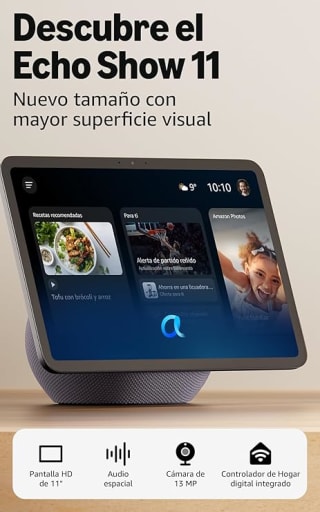 Amazon Echo Show 11 (última generación): pantalla Full HD de 11" por 154.99€