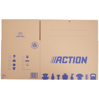 Verhuisdozen Action voor 88 cent