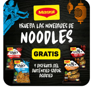 Prueba ahora las 4 variedades de MAGGI (reembolso)