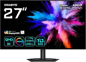Monitor Gigabyte GO27Q24G 27" QHD 240Hz OLED FreeSync Premium G-Sync por 299.99€