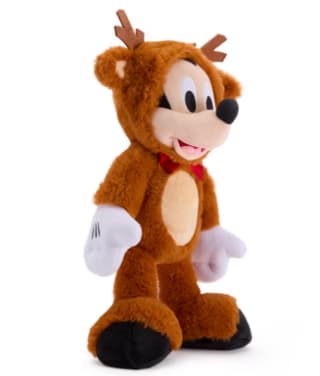 Peluche Mickey en renne spéciale fêtes de taille moyenne, 34 cm à 10€