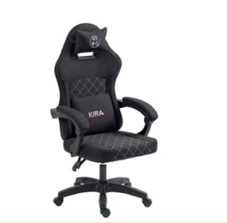 Chaise gaming Kira Shinken Tissu Noir à 79,99€