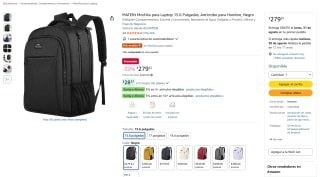 MATEIN Mochila para Laptop 15.6 Pulgadas por $280 en Amazon