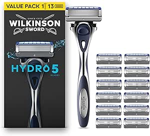 Wilkinson Sword Hydro 5 Razor Kit with 13 Refills for £15.56