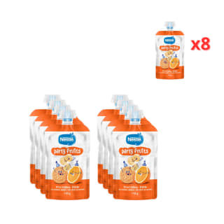 Nestlé Bolsita Party Fruits frutas y galletas 8x110g por 2.99€