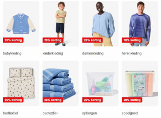 20% korting op bijna alles op 23 maart in de HEMA winkels
