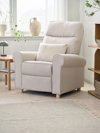 FERRITSLEV Sillón Reclinable Tela Beis por 175,00€