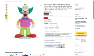 Muñeco The Simpsons JAKKS Talking Krusty por $772 | Amazon