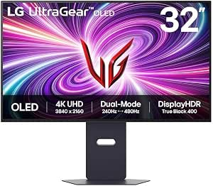 LG UltraGear OLED 32GX870A-B Zwart voor €715,71 bij Amazon