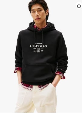 Sweat à Capuche Tommy Hilfiger Oval Graphic Hoodie à 39,95€
