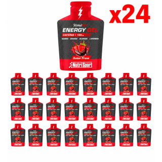 NutriSport StimulRED Energy Gel Fresa 24 x 34 g con Cafeína por 6.99€