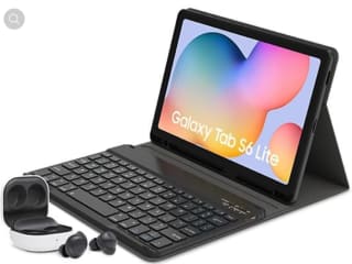 SAMSUNG Galaxy Tab S6 lite (2024) + Keyboard Cover & Galaxy Buds voor € 277,-