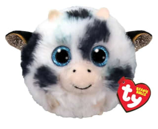 TY Beanie Balls Moophy Vaca con ojos azules 10cm por 1.60€.