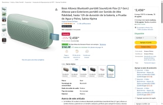 Altavoz Bose SoundLink Flex por $2,436 | Oferta Amazon