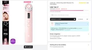 Medicube Rosa AGE-R Booster Pro Pink Edition por $2,711 | Yesstyle
