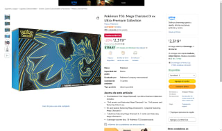 Mega Charizard X ex Ultra-Premium Collection por $2,319 | Amazon