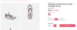 Sneaker Aeropostale para Hombre 90533 por $354 | Andrea