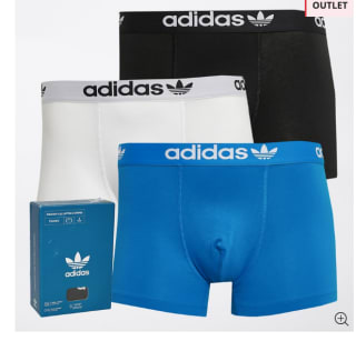 adidas Originals Heren Comfort Flex 3 Strepen Drie Pack Boxers voor €7,99