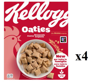 4 x Kellogg's Oaties Original 360g por 7.23€