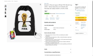 Morral FIFA World Cup 2026 Oficial por $86 | Oferta Amazon