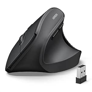 UGREEN Ergonomic Wireless Mouse, Bluetooth 5.4 & 2.4GHz Dual Modes, 12-Mth Battery -