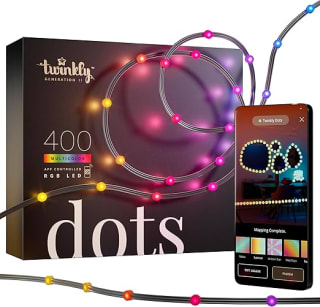 Twinkly Dots slimme verlichting RGB - 400 LED's - zwart - 20m voor €76,64 bij Amazon