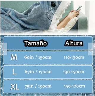 Manta de tiburón portátil Adultos y niños 130-150cm L $13.990 Solo en Sodimac, Chile