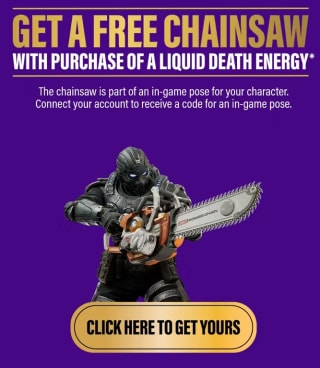 Pose de Gears of War gratis en Liquid Death