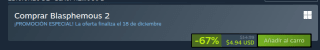 Blasphemous 2 por $115 | Descuento Steam